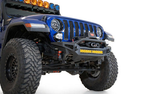 2018-2026 Jeep JL JLU JT Wrangler, Gladiator Rock Fighter Front Bumper - Addictive Desert Designs F964900010103