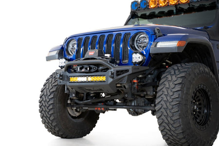 2018-2026 Jeep JL JLU JT Wrangler, Gladiator Rock Fighter Front Bumper - Addictive Desert Designs F964900010103 - view 3