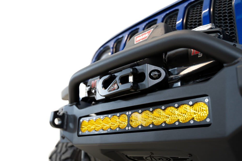 2018-2026 Jeep JL JLU JT Wrangler, Gladiator Rock Fighter Front Bumper - Addictive Desert Designs F964900010103 - view 4