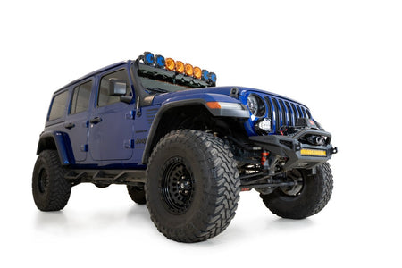 2018-2026 Jeep JL JLU JT Wrangler, Gladiator Rock Fighter Front Bumper - Addictive Desert Designs F964900010103 - view 7