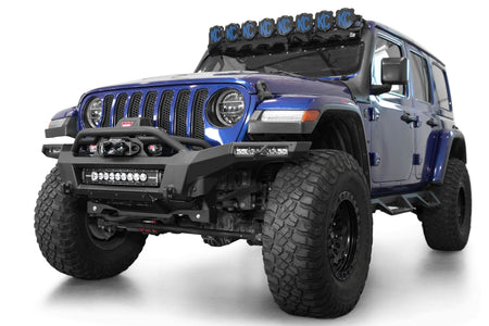 2018-2025 Jeep JL JLU JT Wrangler, Gladiator Phantom Front Bumper - Addictive Desert Designs F980335070103 - view 3