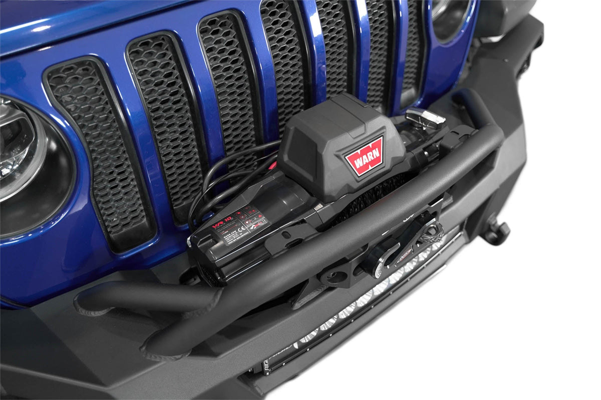 2018-2025 Jeep JL JLU JT Wrangler, Gladiator Phantom Front Bumper - Addictive Desert Designs F980335070103 - view 14