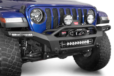 2018-2025 Jeep JL JLU JT Wrangler, Gladiator Phantom Front Bumper - Addictive Desert Designs F980335070103 - view 5