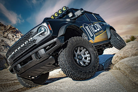 21-23 Bronco Non-Sasquatch 3-4 Inch Lift Stage 3 Suspension System Tubular UCA Heavy Rate Rear Spring Icon Vehicle Dynamics