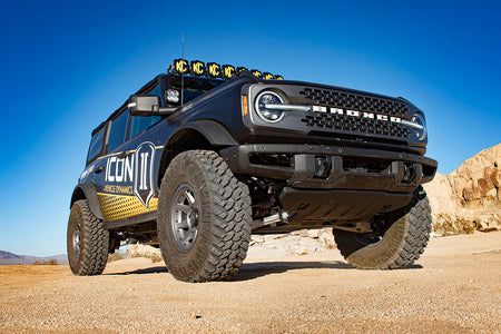 2021-2023 Bronco Sasquatch 2-3 Inch Lift Stage 3 Suspension System Tubular UCA Heavy Rate Rear Spring Icon Vehicle Dynamics