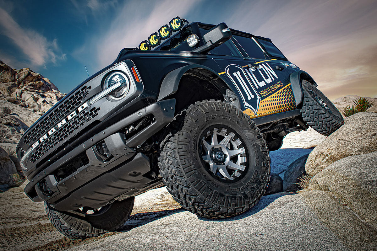 2021-2023 Ford Bronco Sasquatch 2-3 Inch Lift Stage 3 Suspension System Billet Heavy Rate Rear Spring Icon Vehicle Dynamics