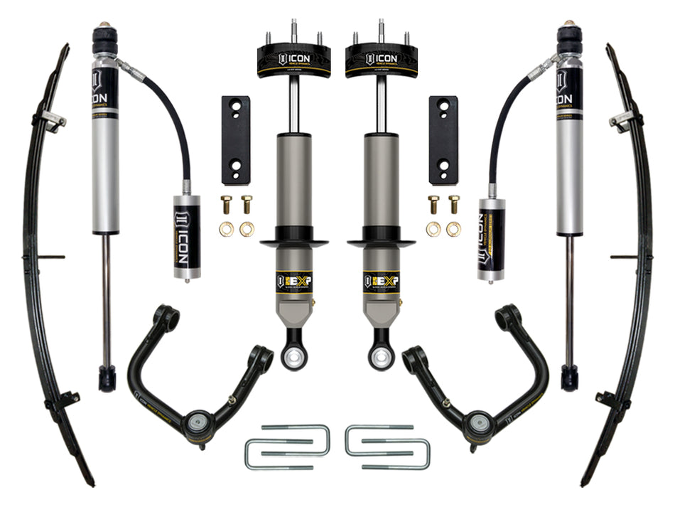 2005-2023 Toyota Tacoma 0-2 Inch Lift Stage 3 Exp Suspension System Tubular UCA Icon Vehicle Dynamics
