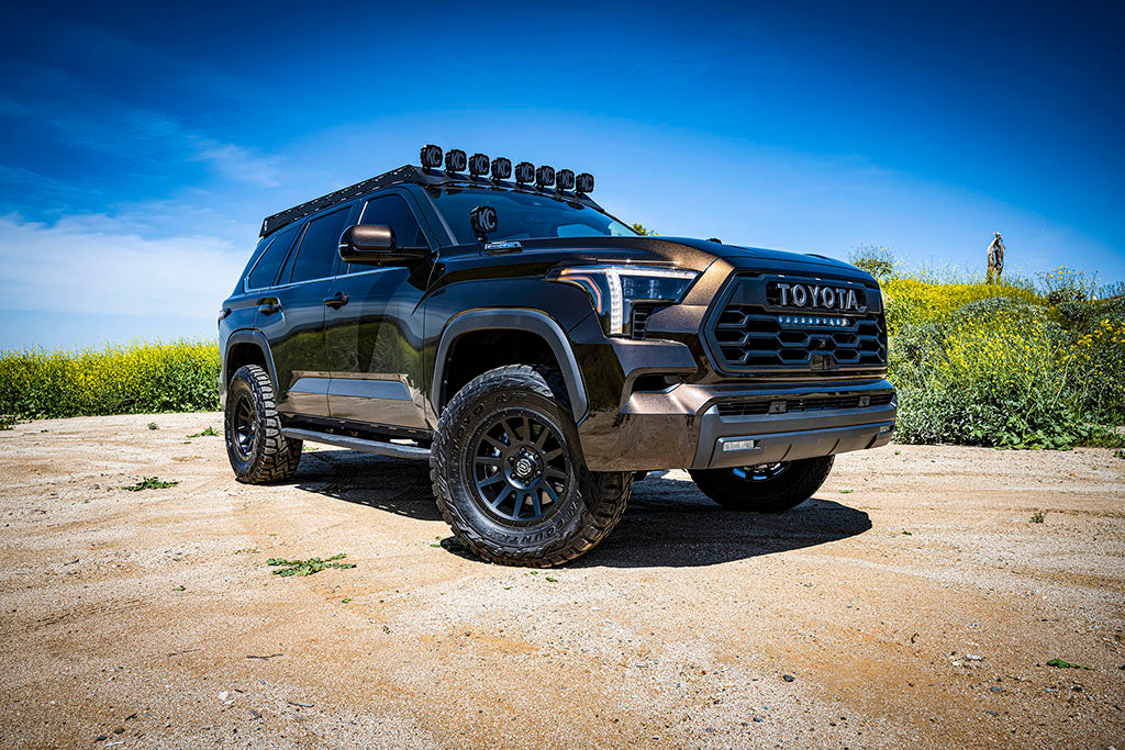 2023-2025 Toyota Sequoia 0-2.13 Inch Lift Stage 2 Suspension System Billet UCA Icon Vehicle Dynamics