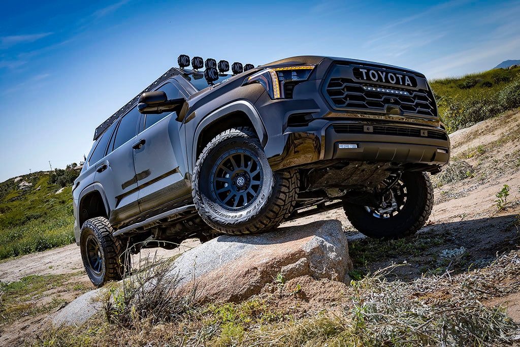 2023-2025 Toyota Sequoia 0-2.13 Inch Lift Stage 2 Suspension System Billet UCA Icon Vehicle Dynamics