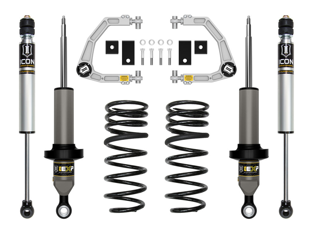 2023-2025 Toyota Sequoia 0-2.13 Inch Lift Stage 2 Suspension System Billet UCA Icon Vehicle Dynamics