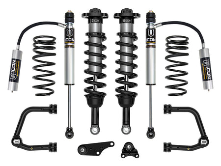 2024-2025 Toyota Tacoma 1.25-3 Inch Lift Stage 3 Suspension System Tubular Triple Rate Rear Springs Icon Vehicle Dynamics