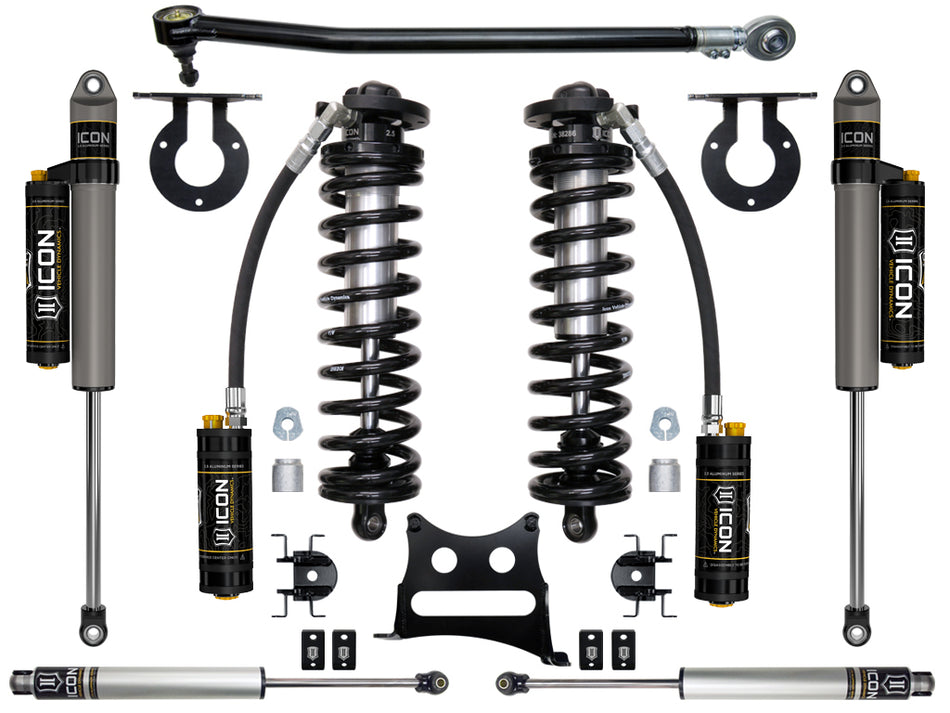 2017-2022 Ford F250/F350 2.5-3 Inch Lift Stage 4 Coilover Conversion System Icon Vehicle Dynamics