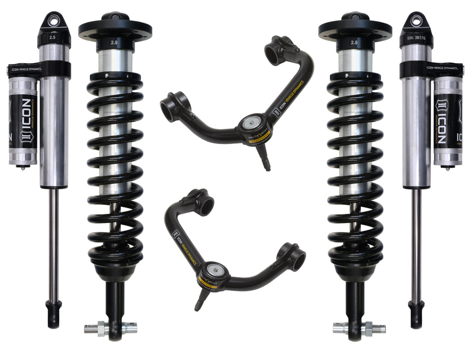 2015-2020 Ford F150 2WD 0-3 Inch Stage 3 Suspension System W Tubular UCA Icon Vehicle Dynamics
