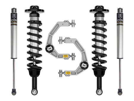 2021-2024 Ford F-150 4WD 2.75-3.5 Inch Lift Stage 1 Suspension System Billet Icon Vehicle Dynamics