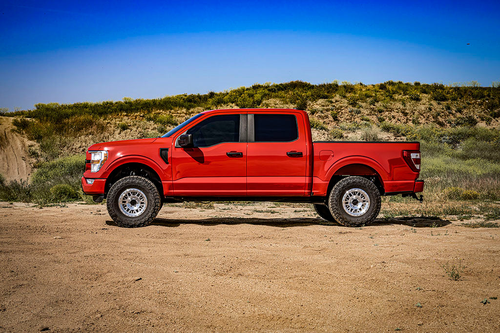 2021-2024 Ford F-150 4WD 3.5-4.5 Inch Lift Stage 4 Suspension System Billet CDCV W/ Leaf Packs Icon Vehicle Dynamics