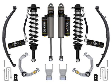 2021-2024 Ford F-150 Tremor 2.5-3 Inch Lift Stage 3 Suspension System Billet W/ Leaf Packs Icon Vehicle Dynamics