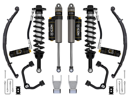 2021-2024 Ford F-150 Tremor 2.5-3 Inch Lift Stage 4 Suspension System Tubular CDCV W/ Leaf Packs Icon Vehicle Dynamics