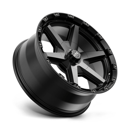 KMC Tempo 20x9 Satin Black W/ Gray Tint wheel