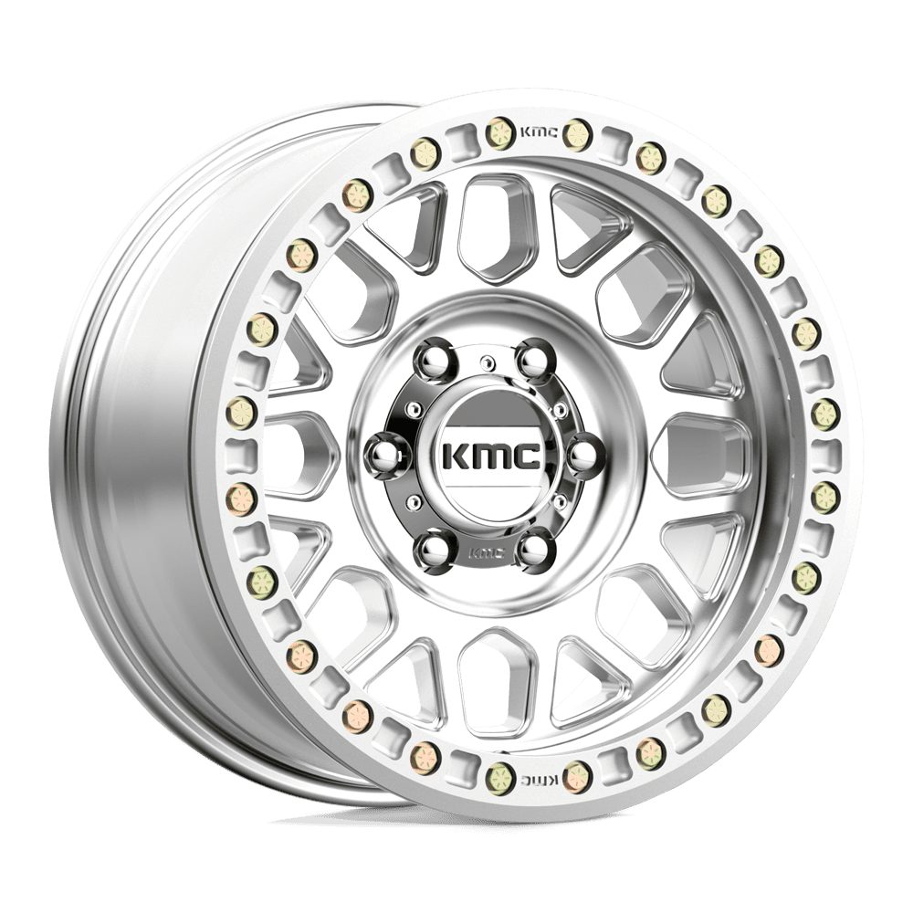 KMC Grenade Desert Beadlock 17x8.5 Machined wheel