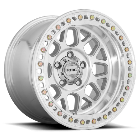 KMC Grenade Crawl Beadlock 18x9 Machined wheel