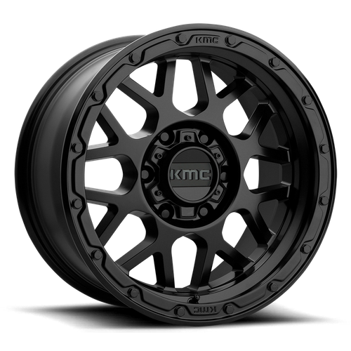 KMC Grenade Off-Road 17x9 Matte Black wheel