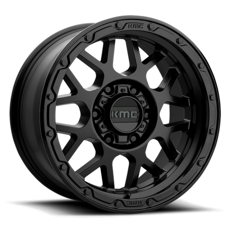 KMC Grenade Off-Road 17x9 Matte Black wheel