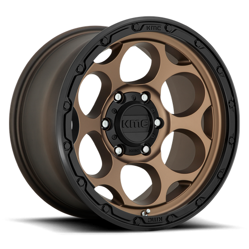 KMC Dirty Harry 20x9 Matte Bronze W/ Black Lip wheel