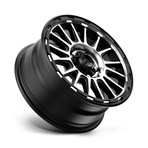 KMC Impact 16x7 Satin Black Machined wheel