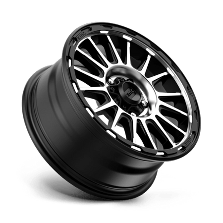 KMC Impact 16x7 Satin Black Machined wheel