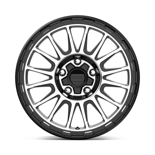 KMC Impact 17x9 Satin Black Machined wheel