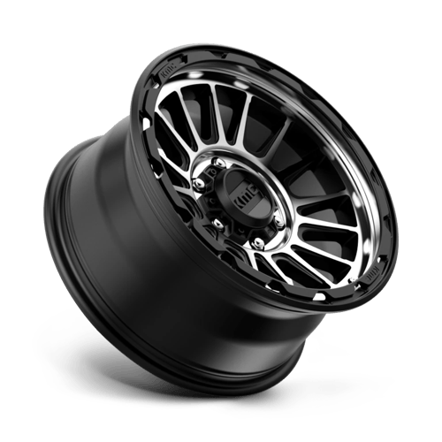 KMC Impact 17x8.5 Satin Black Machined wheel