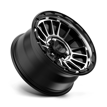 KMC Impact 17x8.5 Satin Black Machined wheel