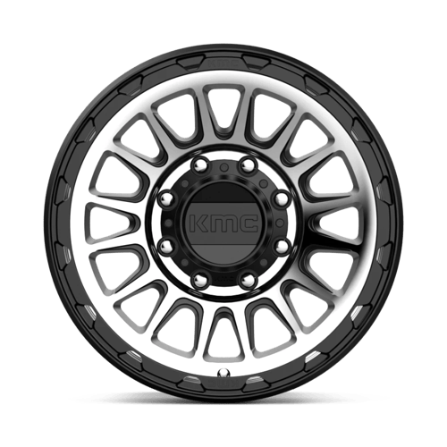 KMC Impact 17x8.5 Satin Black Machined wheel