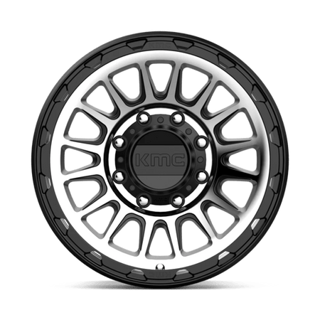 KMC Impact 17x8.5 Satin Black Machined wheel