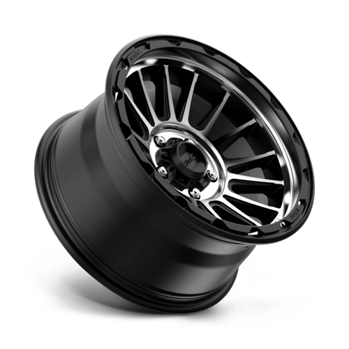 KMC Impact 17x9 Satin Black Machined wheel