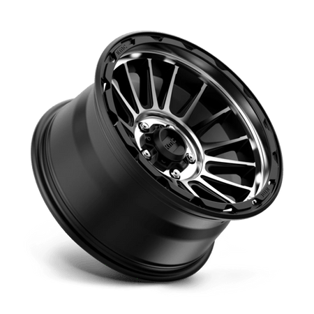 KMC Impact 17x9 Satin Black Machined wheel