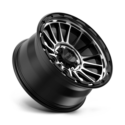 KMC Impact 18x9 Satin Black Machined wheel