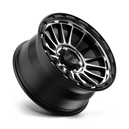 KMC Impact 18x9 Satin Black Machined wheel