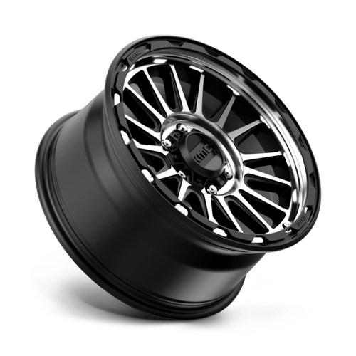 KMC Impact 18x9 Satin Black Machined wheel