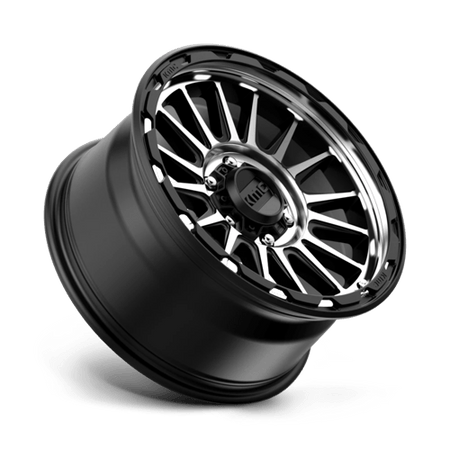 KMC Impact 18x9 Satin Black Machined wheel