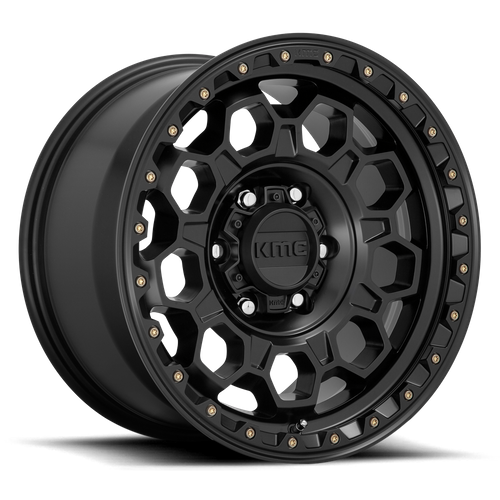 KMC Trek 17x9 Satin Black wheel
