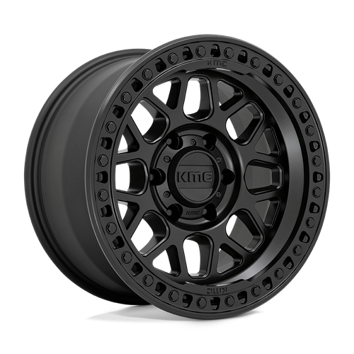 KMC Grs 17x9 Satin Black wheel