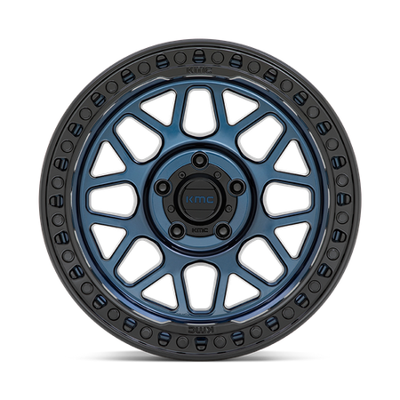 KMC Grs 20x9 Midnight Blue W/ G-Black Lip wheel