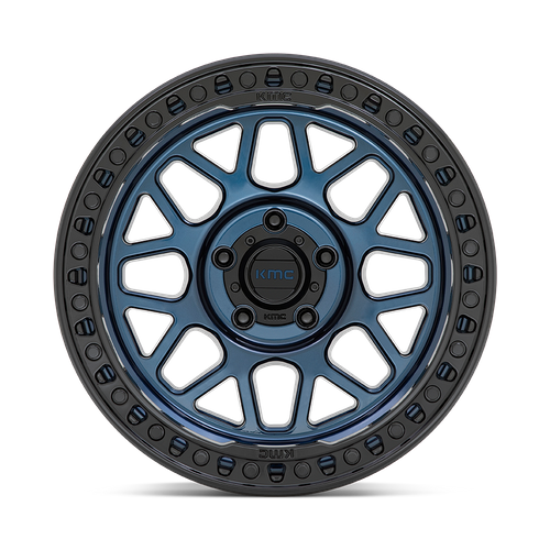 KMC Grs 18x9 Midnight Blue W/ G-Black Lip wheel