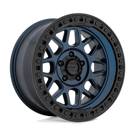 KMC Grs 20x9 Midnight Blue W/ G-Black Lip wheel