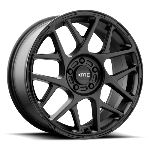 KMC Bully 17x8 Satin Black wheel