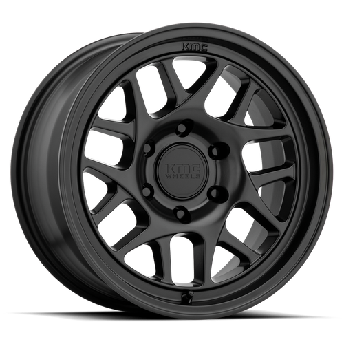 KMC Bully Ol 16x8 Satin Black wheel