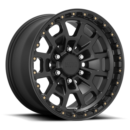 KMC Summit 17x8.5 Satin Black wheel