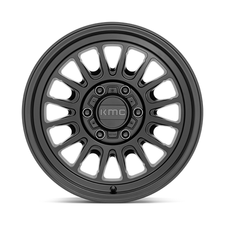KMC Impact Ol 17x8.5 Satin Black wheel