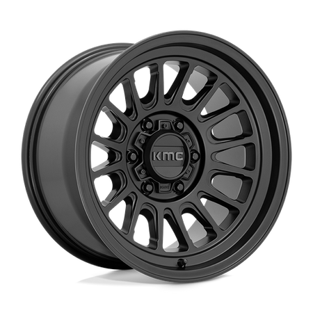 KMC Impact Ol 17x8.5 Satin Black wheel